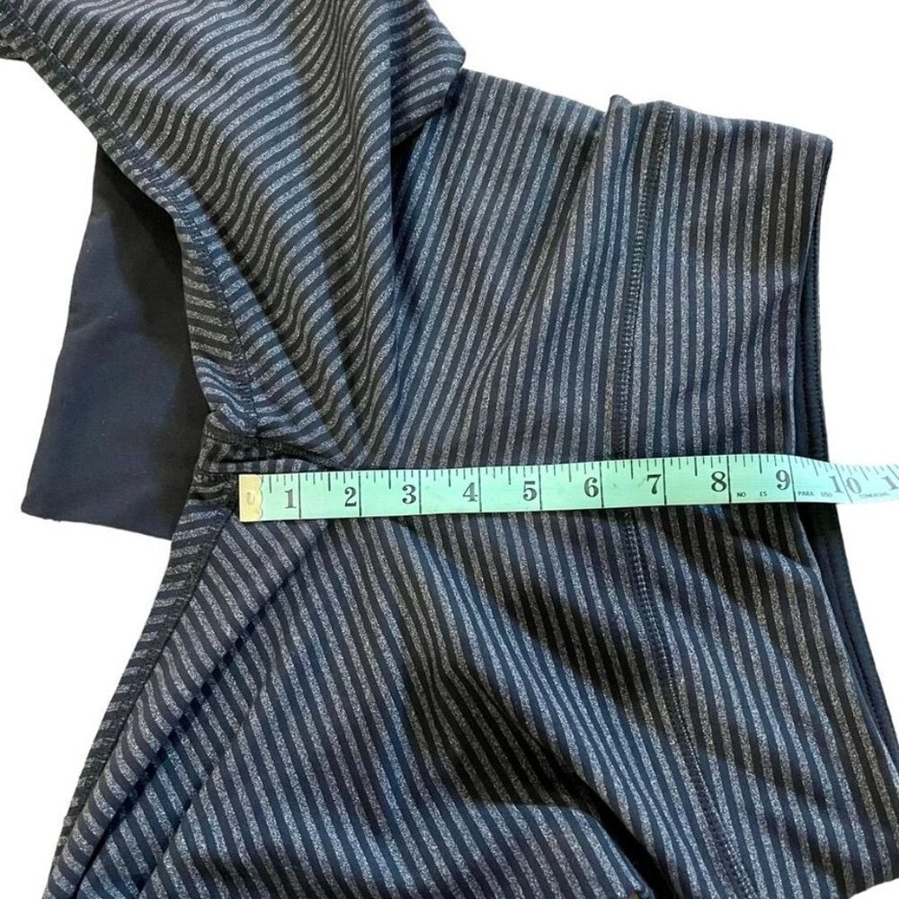 Kyodan Women Striped Black and Gray Athletic Sport Yoga Leggings Size M NWOT - Picture 5 of 10